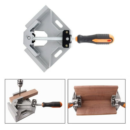 

Summer Savings Clearance 2023! WJSXC Home Tools 90 Degree Aluminum Alloy Single Handle Woodorking Right Angle Clamp Silver