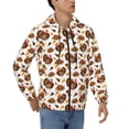 thumbnail image 4 of Zip Up Hoodies for Men - Turkey And Thanksgiving3 Long Sleeve Comfrt Men'S Fashion Hoodies & Sweatshirts, Jackets for Men Hoodies Pullover Clothing Clothes with Pouch, 4 of 5