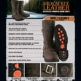 thumbnail image 2 of Milwaukee Leather MBM9063 Men's Classic Distressed Brown Leather Motorcycle Engineer Riding Biker Boots 10, 2 of 10