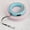 Light Blue, variant on One 2.5-meter Retractable Leash with a Circular Ring, One-click Lock, and Free Adjustable Length. A Hand-loop Style Lead Suitable for Taking Small Dogs for Walks