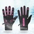 thumbnail image 2 of Womens Gloves Velvet Warm Fall Outdoor Driving Cold Proof Non Slip Same Riding . Winter Gloves, 2 of 5