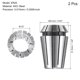 thumbnail image 2 of Mandril de resorte Uxcell ER20, Chuck de 1/2" para máquina de grabado CNC, herramienta de tornear y fresar, paquete de 2, 2 of 5