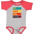thumbnail image 3 of Inktastic Choir Music Eat Sleep Sing Repeat Boys or Girls Baby Bodysuit, 3 of 5