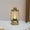 Gold, variant on Vintage Lantern Decor, Retro LED Flameless Candle Lantern, Battery Powered Flickering Swing Flame Lamp, Vintage Decorative Hanging Candle Light, Christmas Camping Home Ornament Lantern,Black