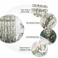thumbnail image 6 of Vintage Dragonfly Waterproof Fabric Shower Curtain,Botanical Teal Spring Summer Waterproof Fabric Shower Curtain for Bathroom Curtains Bathtubs Hotel Shower Curtains with 12 Hooks Stall 48x72in, 6 of 8