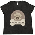 thumbnail image 3 of Inktastic Border Collie Dog Gifts Women's Plus Size T-Shirt, 3 of 5