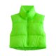 thumbnail image 4 of Pntutb Mujer Invierno Crop Ligero Sin Mangas Cálido Prendas De Vestir Exteriores Chaleco Acolchado Gilet Tops Abrigo Pntutb Pntutb-7850, 4 of 7