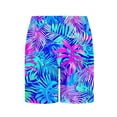 thumbnail image 3 of OGLCCG Teens Boys Swim Trunks with Liner Quick Dry Summer Swim Shorts Cute Printed Beach Board Shorts with Pockets 5-15 Years, 3 of 5