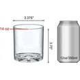 thumbnail image 5 of Amazing Abby - Liberty - 12-Ounce Plastic Tumblers (Set of 6), Plastic Drinking Glasses, All-Clear Reusable Plastic Cups, BPA-Free, Shatter-Proof, Dishwasher-Safe, 5 of 5
