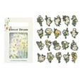 thumbnail image 4 of 2x Juego de 40 Pegatinas de Plantas, Pegatinas Decorativas Transparentes de PET, Pegatinas para álbumes de Recortes, Calcomanías para Hacer Tarjetas 2 piezas, 4 of 8