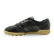 thumbnail image 3 of Manriquez Botines de fútbol piel tachones turf césped artificial negro, 3 of 5