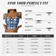 thumbnail image 5 of Fotbe Vintage Blue Sujetador Deportivo Largo sin Aros para Mujer con Almohadillas y Soporte Medio, Transpirable y Absorbente, Camiseta Tipo Chaleco o Tank Top-Large, 5 of 8