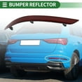 thumbnail image 2 of Reflector de parachoques único Bargains No.83G945106 para Audi Q3 F3 2018-2022 Rojo 1 pieza derecha trasera, 2 of 8