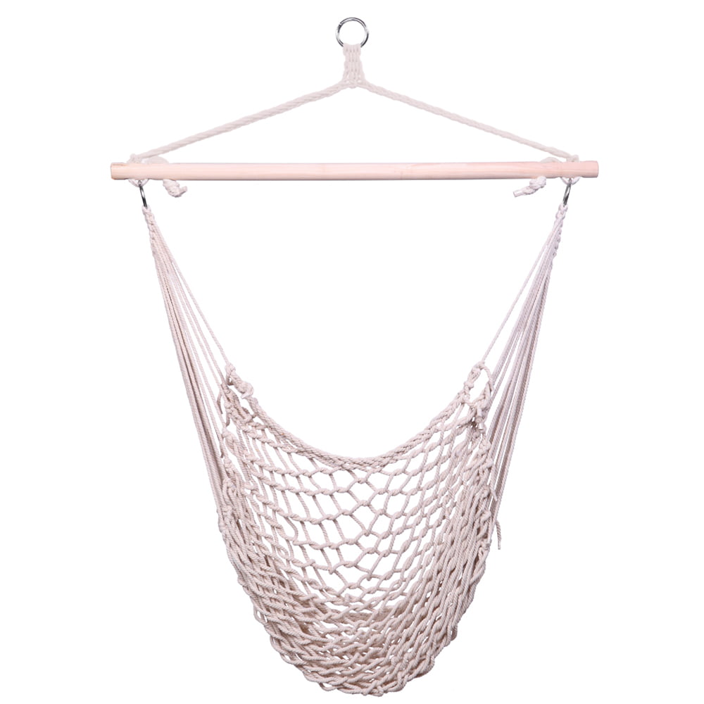 Cotton Hanging Rope Air/Sky Chair Swing beige S 