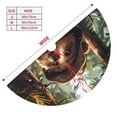 thumbnail image 3 of Yiaed Jungle Hat Bear Print Christmas Tree Skirt , Tree SkirtsTree Mat for Christmas Winter Holiday Indoor Decorations-36", 3 of 7