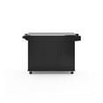 thumbnail image 4 of Homestyles Dolly Madison Wood Kitchen Cart in Black, 4 of 8