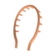 thumbnail image 4 of Diadema de silicona suave con forma de peine, ligera y flexible, ideal como regalo para fiestas. Naranja, 4 of 8