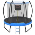 thumbnail image 7 of Arspjes 8FT Trampoline for Kids,Outdoor Round Trampoline with Basketball Hoop and Safety Enclosure Net & Ladder,Easy Assembly,Blue, 7 of 7