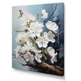thumbnail image 2 of Designart "Simplistic Azure And Snow Cherry Blossom I" Cherry Blossom Canvas Prints, 2 of 7