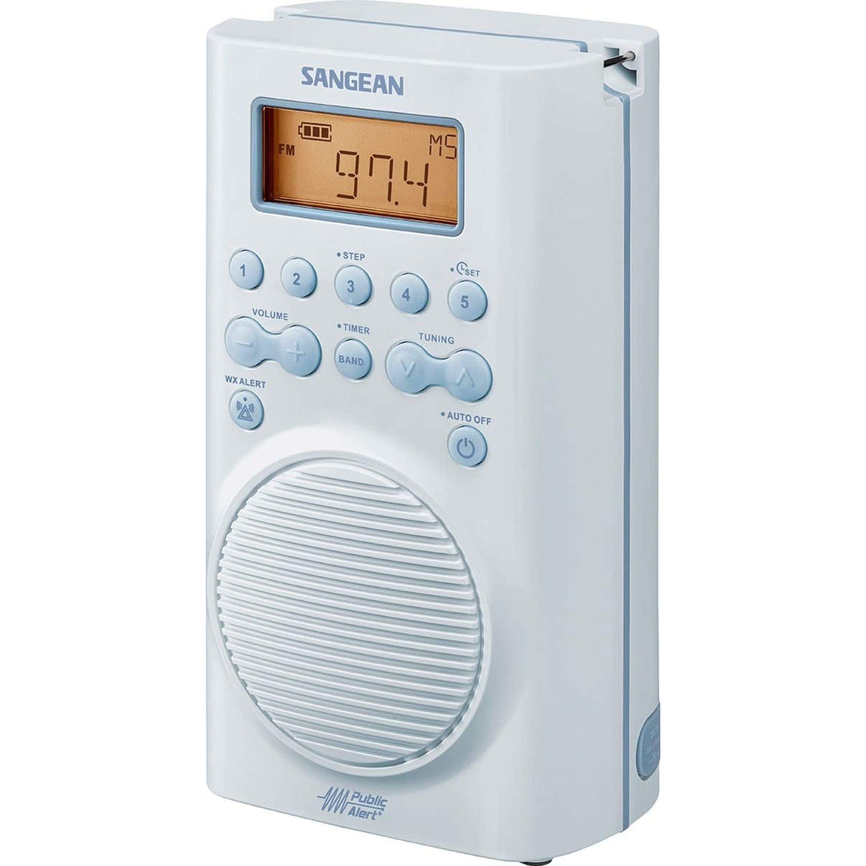 Sangean SG-100 Blue Waterproof Shower Radio