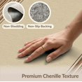 thumbnail image 6 of ODIKA Field Inspired Tonal Banded Border Subtle Stripe Sisal Solid Refined Structured Stain Resistant Flatwoven for Entryway, Kitchen, Mudroom, 6 of 7