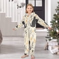 thumbnail image 6 of Soft Big Kids Onesie Pajamas Cozy Loose-Fit Jumpsuits for kids with Pockets for Christmas Lounge & Play White Cat and Black Cat, 6 of 8