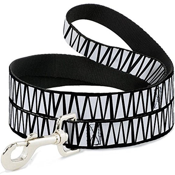 Buckle-Down "Zig Zag Doodle Black White" Dog Leash