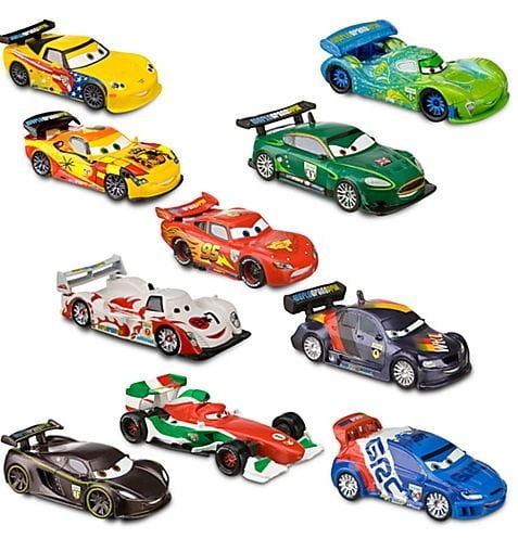 cars figurine playset