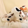 thumbnail image 5 of Cow cotton slippers winter fashion girls anti-slip household couple slippers Home cotton slippers plush thickened warm cotton slippers, 5 of 7