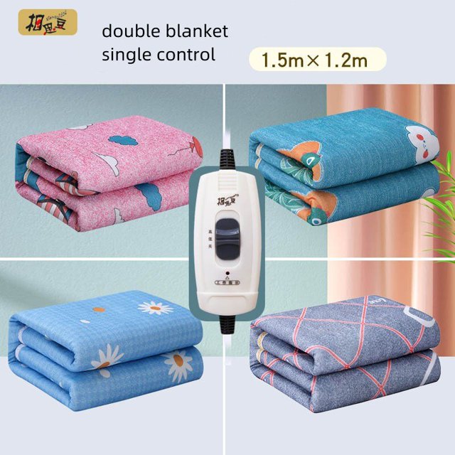 Manta eléctrica doble, mantas calefactoras, colchón individual para dormitorio de estudiantes, para el hogar, para ajustar la temperatura y mantener el calor