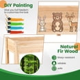 thumbnail image 6 of Costway Raised Garden Bed Elevated Planter Box Wood for Vegetable Flower Herb, 6 of 10
