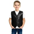 thumbnail image 5 of Boys Sequin Vest Performance Modern Dance Recital Stage Show Party Celebration, 5 of 9