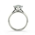 thumbnail image 4 of Moissanite Round cut gemstone engagement ring 925 sterling silver ring, 4 of 5