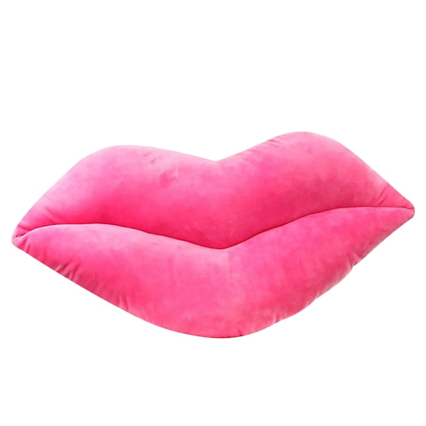 Fiudx Artículos en oferta con ofertas flash Juguetes de peluche con forma de labios, labios rojos sexys, labios grandes, regalo de San Valentín