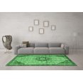 thumbnail image 3 of Ahgly Company Indoor Rectangle Medallion Emerald Green Traditional Area Rugs, 8' x 10', 3 of 4