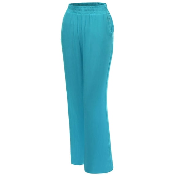 Women's Palazzo Full Length Wide Pants