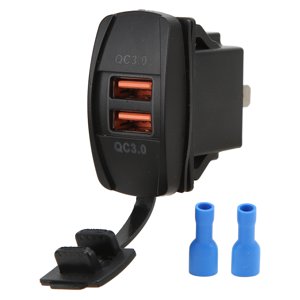 Chargeurs de voiture, robuste protection multiple légère double USB Chargeur Adaptateur résistant à l'usure pour auto