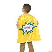 Yellow Superhero Cape - Apparel Accessories - 1 Piece