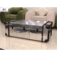 thumbnail image 4 of Richard's Trunk Coffee Table Aluminum Aviator Furniture (48 Inches), 4 of 5