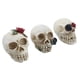 thumbnail image 5 of Luces De Esqueleto De Halloween Con Flores, Estatua De Cabeza De Esqueleto, Luz De Terror, Casa Embrujada, Adorno De Fiesta Con Luz Led Scienceny HA046284-03, 5 of 6