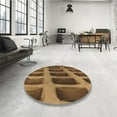 thumbnail image 4 of Ahgly Company Machine Washable Indoor Rectangle Transitional Red Brown Area Rugs, 5' x 8', 4 of 7