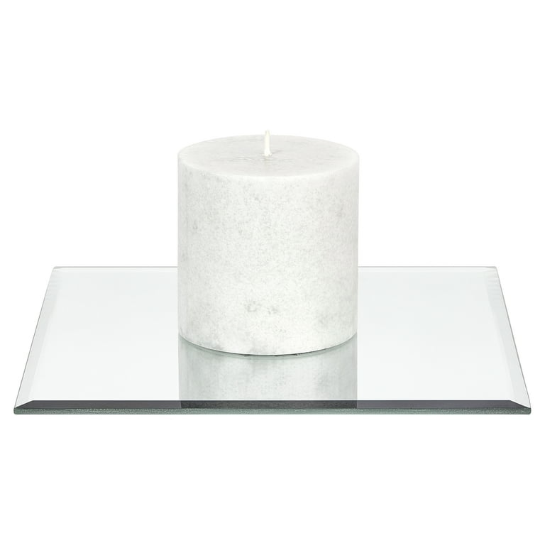 VASUHOME vasuhome 12 square mirrors candle plate for table
