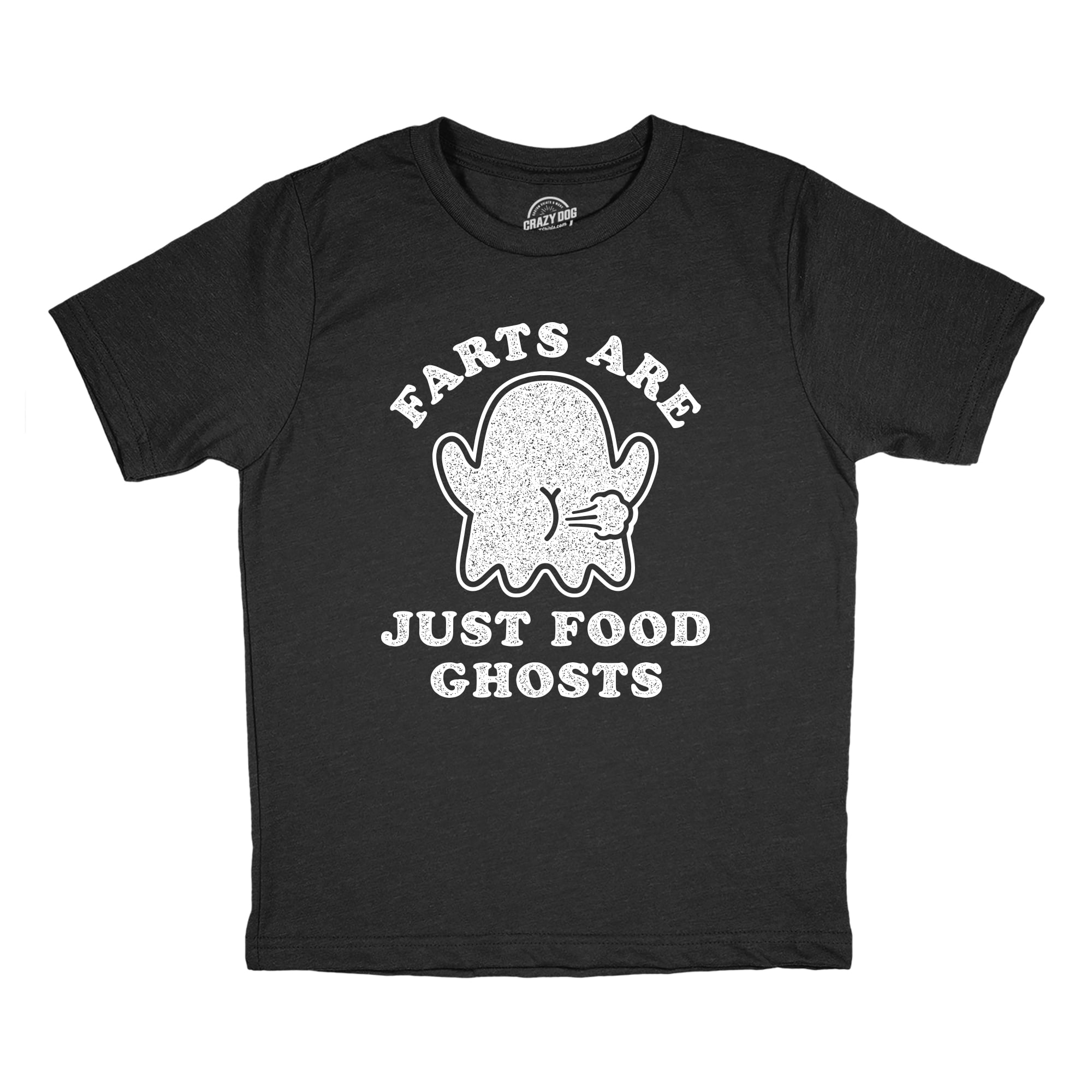 Ghost Youth Farts Are Just Food Ghosts Tshirt Funny Halloween Bathroom Humor Tee 