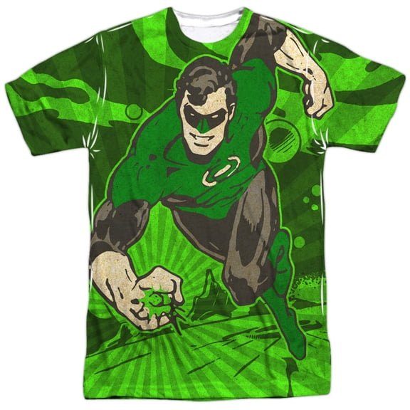 DC Comics Men's  Radiant Power Sublimation T-shirt White