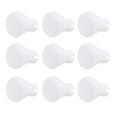 thumbnail image 2 of Clip de hebilla de plástico de nailon con tuerca de remache de expansión tipo R de 100 piezas para placa madre PCB de computadora (blanco), 2 of 4