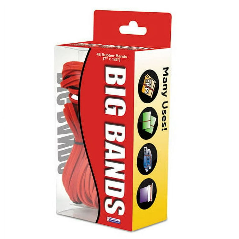 Big Bands Rubber Bands, Size 117B, 0.07