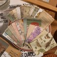480 Pcs Vintage Scrapbooking Paper, Mini Aesthetic Scrapbook Paper Book ...