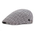 thumbnail image 2 of Newsboy Hats for Men Cotton Flat Cap Adjustable Breathable Cap for Men Gatsby Cabbie Driving Hunting Hat Newsboy Hat, 2 of 7