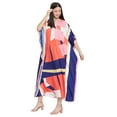 thumbnail image 3 of Caftans pour Femmes Longue Maxi Grande Taille Robe Caftans Manches 3/4 Robes pour Dames Filles en Ligne, 3 of 7