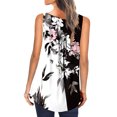 thumbnail image 5 of Up to 65% Off Women Fashion Summer Sexy Sleeveless Printing Light Loose Ventilation T-Shirt Tank Tops for Women 2024 Women Plus Size Tank Tops, 5 of 6